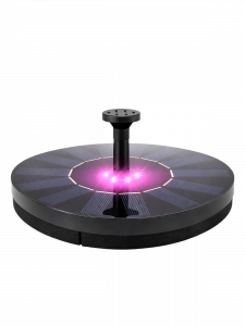 Фонтан садовый на солнечной батареее с подсветкой 16 см, Огонёк OG-HOG16